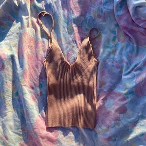 Pale pink forever 21 tank top S